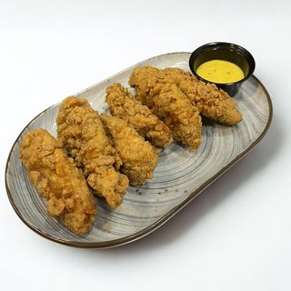 Tiras de pollo crujiente (6 uds.)
