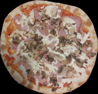 Pizza Cotto e Funghi Ø32cm