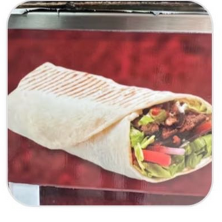 Durum kebab de ternera normal