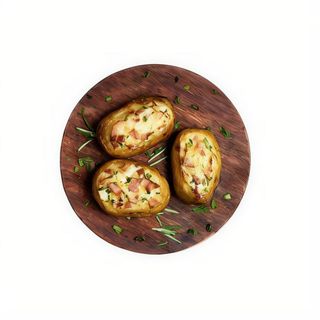 Patata Asada Rellena Malagueña Completa