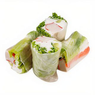 Vegetal de salmón tempura 