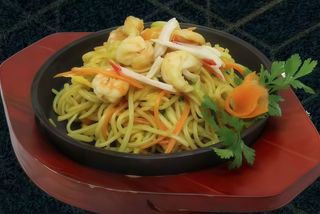 62 Spaghetti con frutti di mare alla piastra