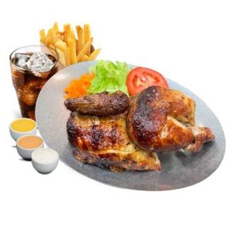Menú pollo asado entero