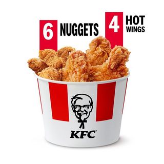 Bucket 6 Nuggets + 4 Hot Wings