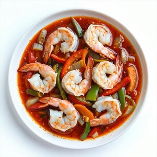 252.Gamberi salsa piccante