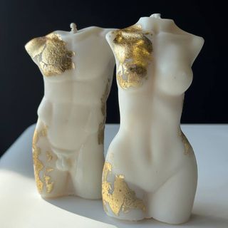 Свічка "Тіло Адам та Єви" біла