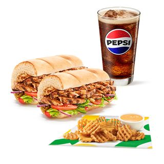 Menú Pollo Teriyaki (30 cm.)