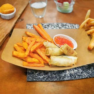 SPRING ROLICE PILETINA + BATAT POMMES