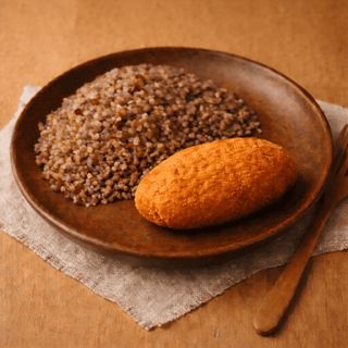 Гречана каша з котлетою кордон-блю (310г)