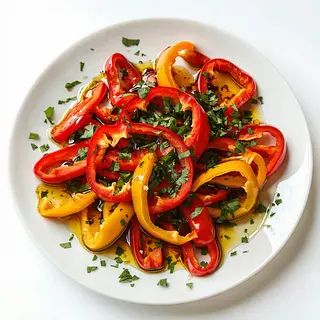 Salata de ardei coptii