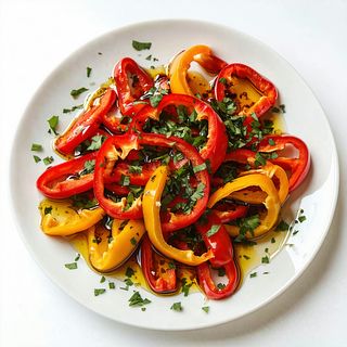 Salata de ardei coptii