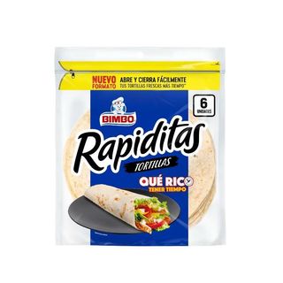 Tortillas Rapiditas Wraps BIMBO - 6 unidades