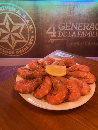 Tapa De Langostinos A La Brasa