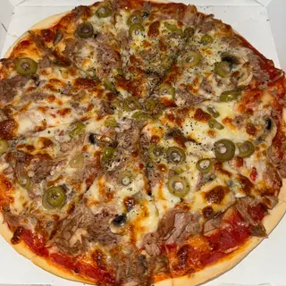 Pizza Atún Mediana