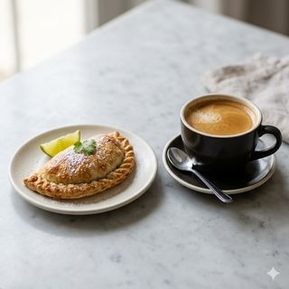 Empanada Y Café Perú (250 Ml.)