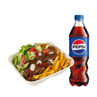 Zestaw 4 - talerz duży + napój