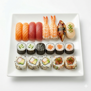 Nigiri Y Variado De Maki (18 Uds.)