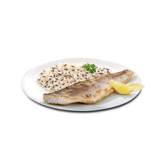 File de șalău XXL (natur)  la grătar cu orez sălbatic 