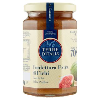 Terre d'Italia Confettura Extra di Fichi con fichi della Puglia 340 g - 3957