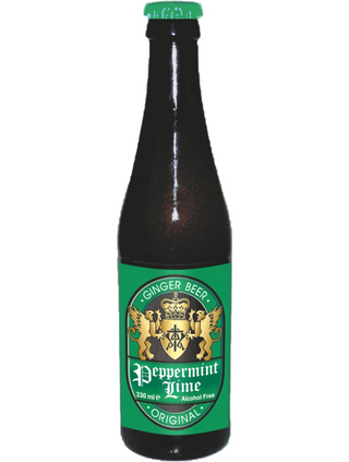 Bere din ghimbir cu menta si lime 330m