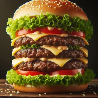 Menù maxi cheeseburger