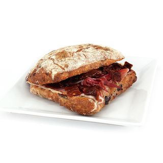 Ciabattina kalamata de jamón gran reserva y tomate seco 380g