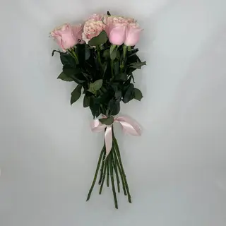 Buchet 11 trandafiri roz