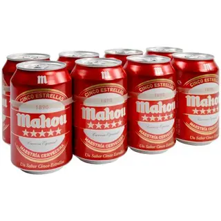 Pack De 6 Cervezas Mahou 5 Estrellas (33 Cl.)