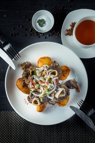 Куырдак с картофелем