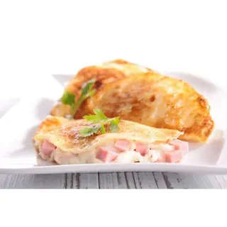 Crepe De Bacón Y Queso