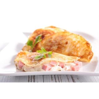 Crepe De Bacón Y Queso