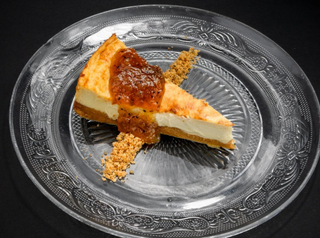 Tarta de queso azul (porción)