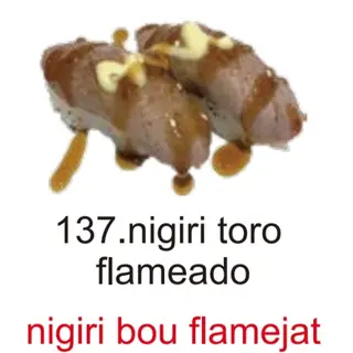 137.nigiri toro flameado 2u