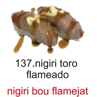 137.nigiri toro flameado