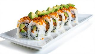 Uramaki vegetariano roll
