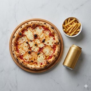 Menù Margherita con birra