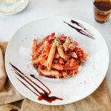 Pasta sa piletinom i povrćem 650gr