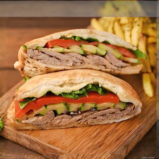 Steak and Veg Sandwich