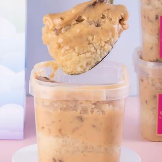 Tarta en Tarrina de Dulce de Leche