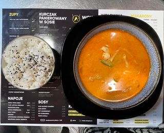 Kurczak z woka Red curry