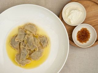 Вареники з картоплею та грибами (300g)