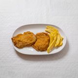 San Jacobo de lomo con patatas