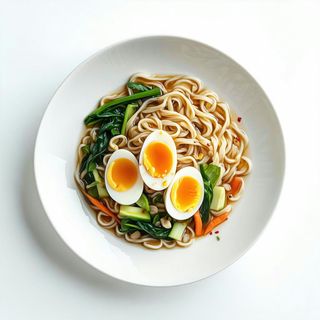 30.spaghetti di udon con verdure 蔬菜乌冬面