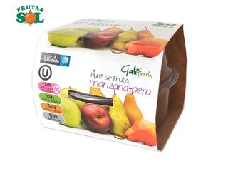 Puré Pera-Manzana Paquete 2 Unid  1 Paquete