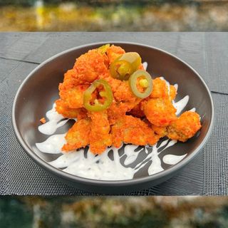 Crunchy chicken bites spicy