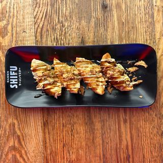 Gyoza di maiale fritti