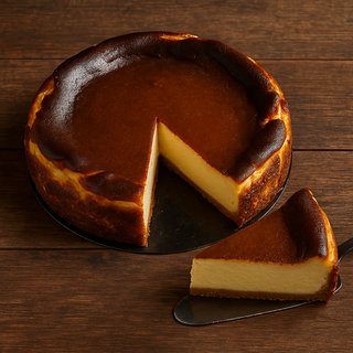 Tarta De Queso Vasca Tradicional Mediana 6-8 Personas