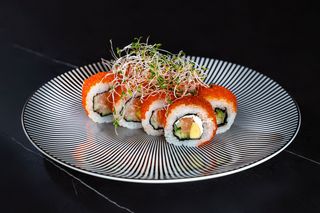 California z łososiem