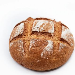 Pan redondo de harina de trigo sarraceno sin gluten y sin lactosa