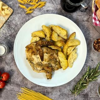 Mezzo Polletto con Patate